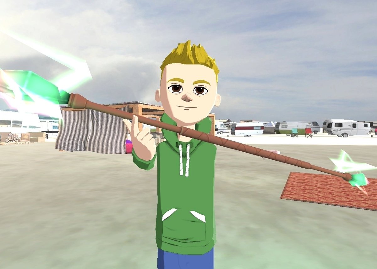 rylanpozniak's tweet photo. First time experiencing @burningman in @AltspaceVR! Amazing virtual recreation of the entire desert city filled with #VR art. Burning to explore more...

#BurningMan #BurningMan2020 #BurningmanMultiverse https://t.co/2XxnAzYnKv