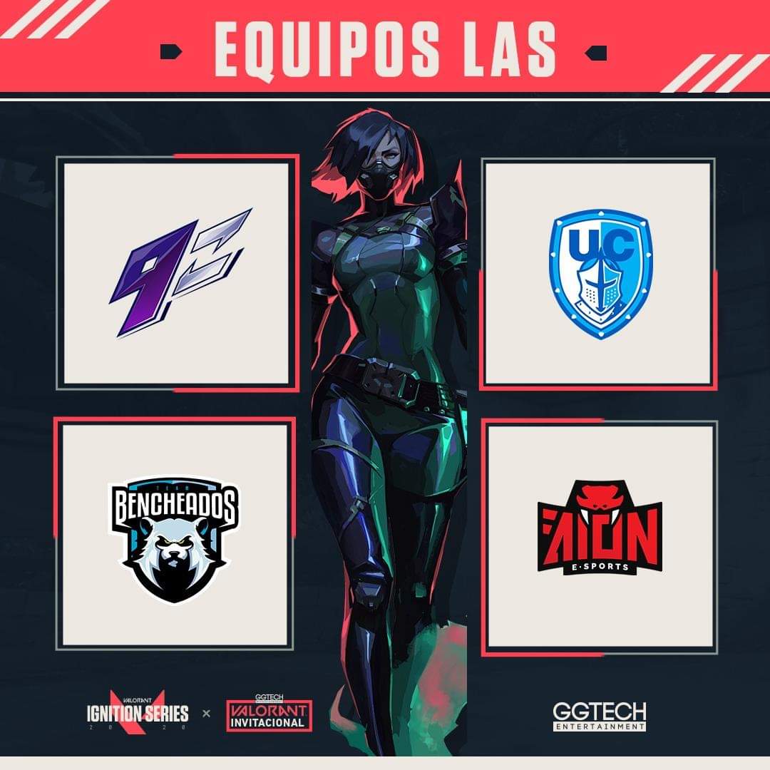 GGtechLatam's tweet photo. #GGTechValorant invitacional Latam está por comenzar y queremos darle una cordial bienvenida a los equipos que formarán parte de esta versión de #IgnitionSeries para Latinoamérica SUR.
@VALORANTLATAM #GGTechLATAM https://t.co/nbSmaQuEdA