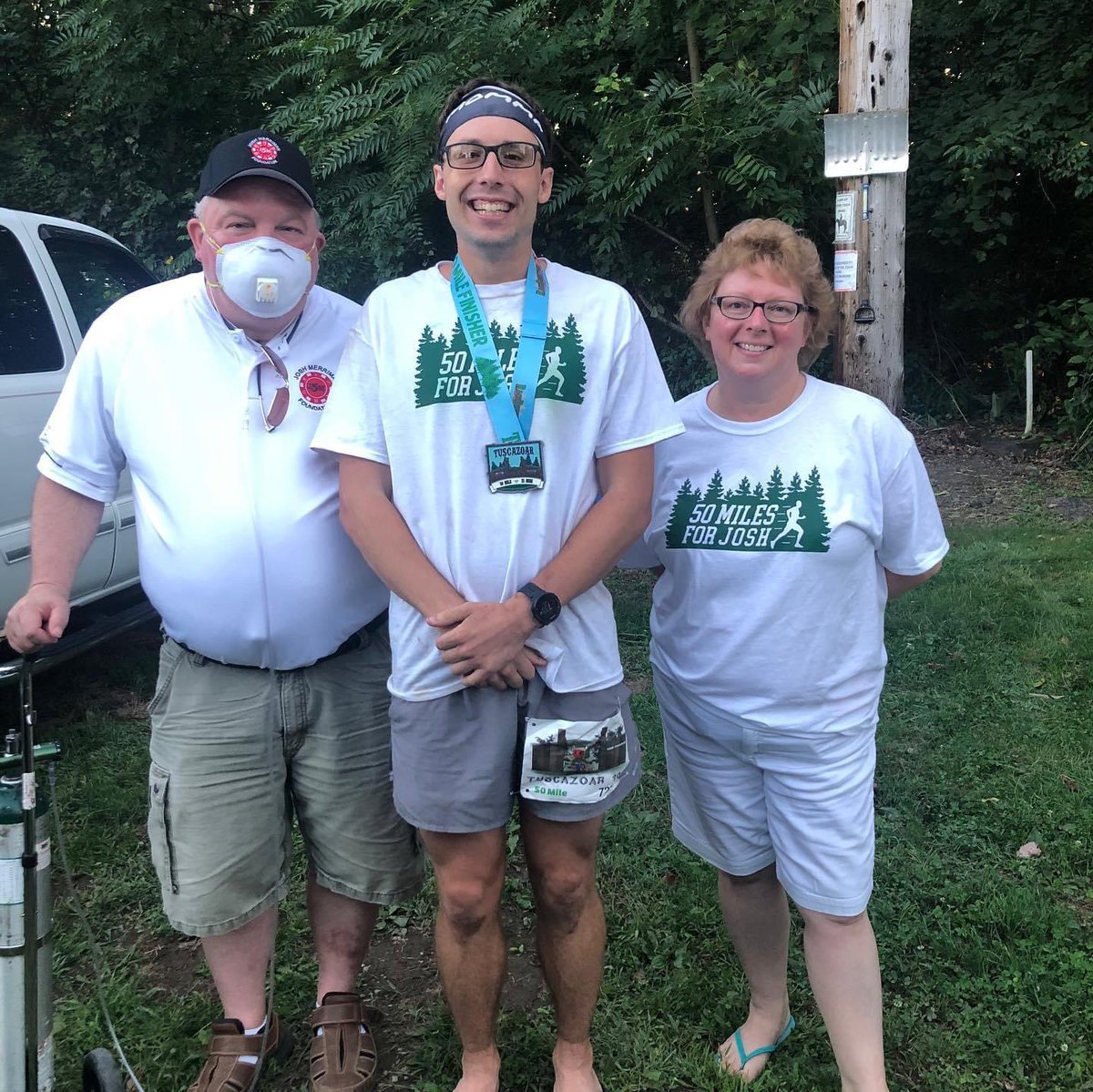 J5MFoundation's tweet photo. Huge shoutout and thank you to @Carlo_Fabian28 .... ran an incredible 50 mile race yesterday to help support the Foundation! Many thanks to all who donated and helped Carlo along the way!! https://t.co/i2R4Hexh0v