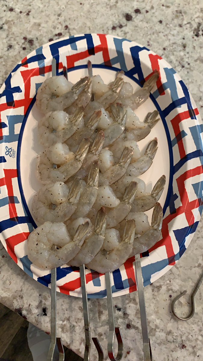 Mabbott915's tweet photo. Doing Shrimp app tonight.  New WS seasoning. Smells awesome! #dadsbegrillin Also got Rock Lobsters again. Count down begins. https://t.co/6ziT0QwBlL