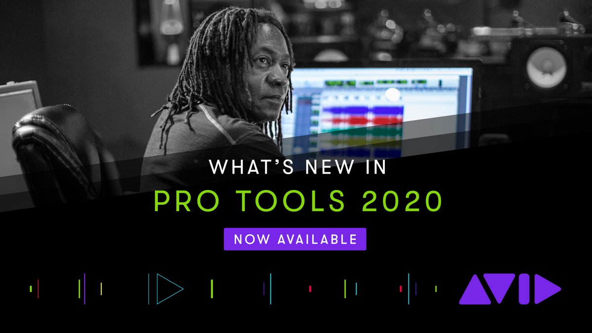 Avid's tweet photo. NOW AVAILABLE! The latest update to Pro Tools 2020 has arrived — Find out what’s new in this release
▶️ https://t.co/09xAhkTzDx
⠀
#protools #avid #protools2020 #ableton #abletonlink #recordmodes #music #audiopost https://t.co/a09RnVcduw