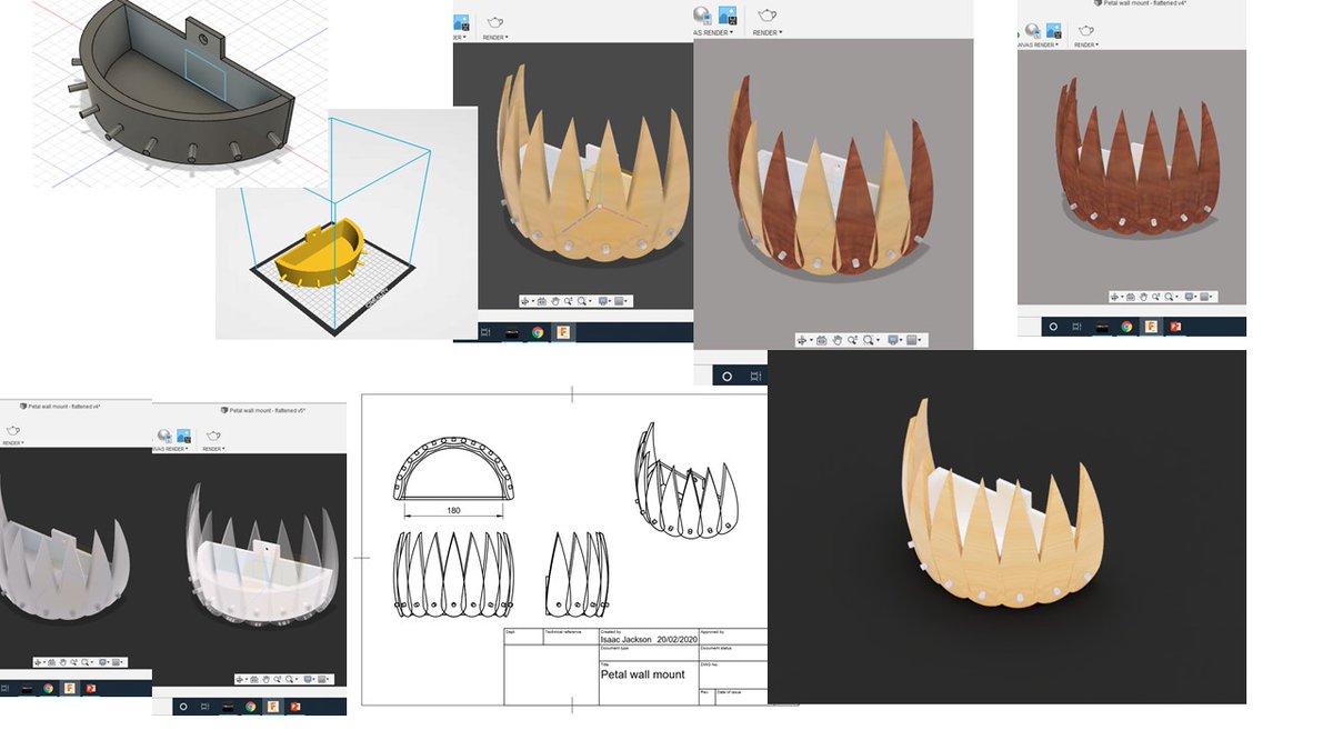 TRS_DesTech's tweet photo. Excellent NEA work by Isaac. #biomimicry #lighting #modelling #CAD #Fusion360 #DTGCSESHOWCASE2020 https://t.co/WyxRMPuVVR