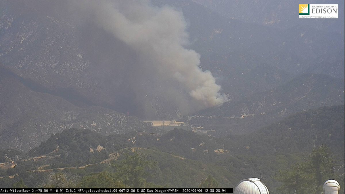 Seems like new start you can see from the Mount Wilson camera in L.A. County: