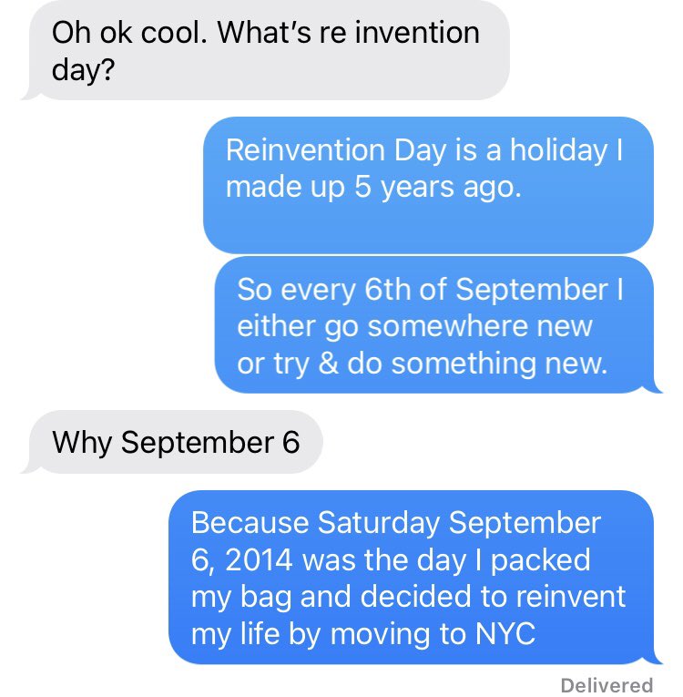 benshilaire's tweet photo. Reinvention Day to me is more important than Christmas and Thanksgiving combine. #HappyReinventionDay #CreateYourOwnLane https://t.co/WnYLneaLDZ