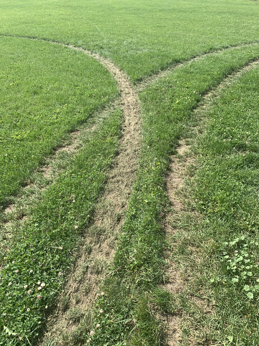SMCDSB_PET's tweet photo. We are saddened by the destruction of our outdoor teaching space this weekend. The vandals left behind fireworks, solo cups and tire tracks the length of the field. An investigation is underway but we are asking anyone who might have information to please call the school. https://t.co/04dpEzJ1F4