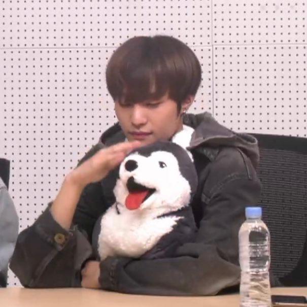 WayV YangYang with plushies/stuffies. A thread.