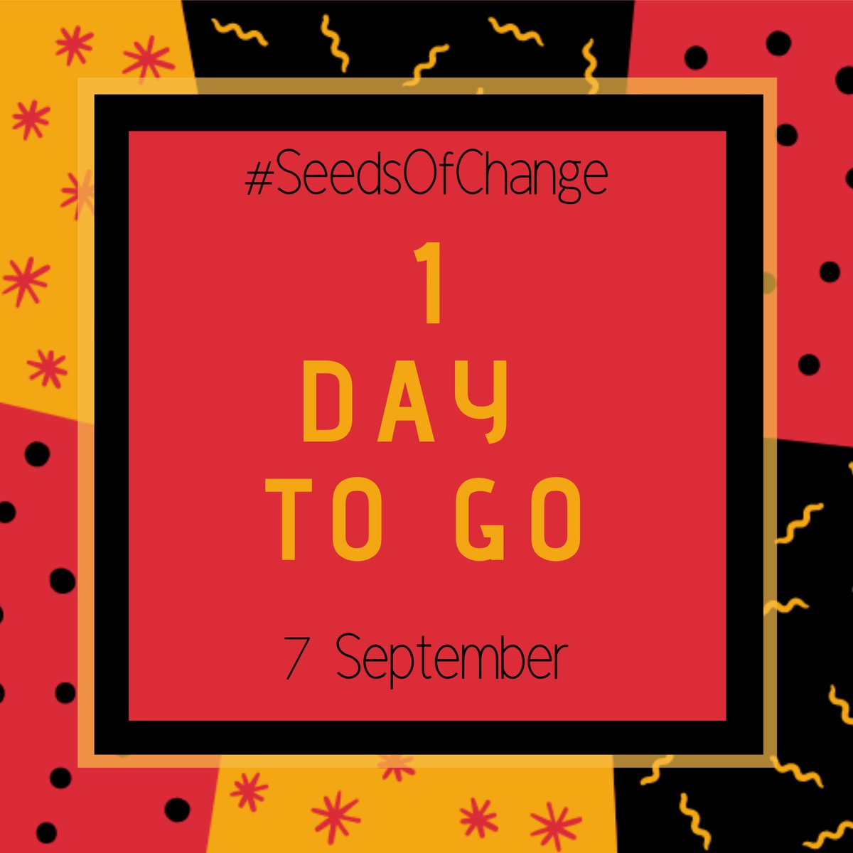 YemuNyoni's tweet photo. A few hours to go 🙏🏾 #SeedsOfChange #SixLetters https://t.co/8nvxTZpYtP