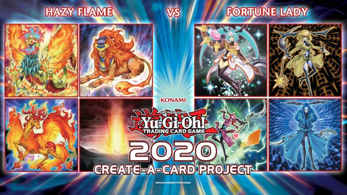 YuGiOh_TCG's tweet image. With less than 24 hours left in the latest Create-A-Card project match-up, Fortune Lady has 58% of the votes compared to only 42% for Hazy Flame! 

➡️ Vote for your favorite Deck theme here: research.net/r/7DSMFGR