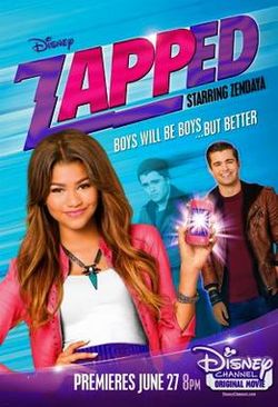 Zapped (2014) dir. Peter DeLuisethere was potential for this to be more interesting if she had actually used the app more but theres a problematic message about boys being dogs and girls being controlling bullies and theres a nonconsensual kiss in it so it's a no from me1.5/10