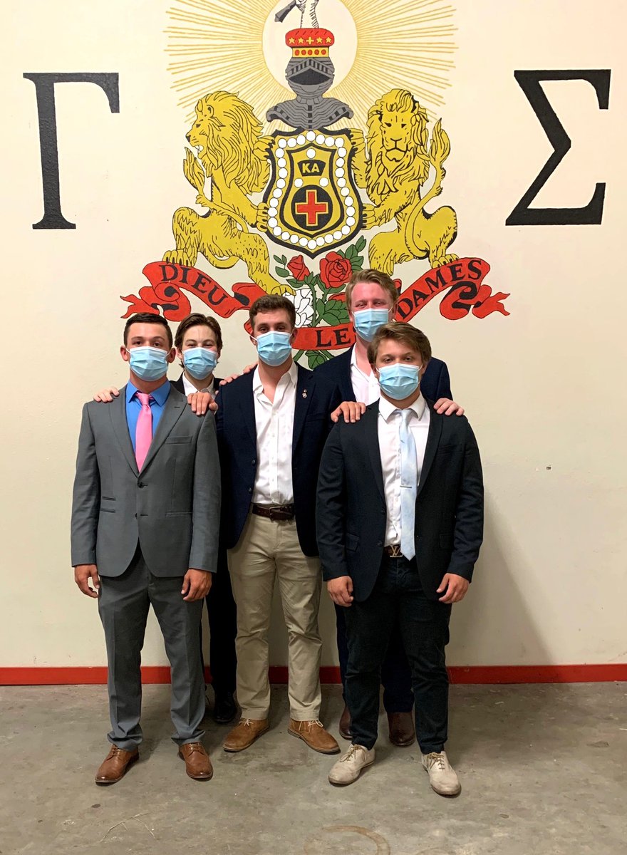After a weird spring semester we had to delay the initiation of our spring class. We finally welcomed them as full members of our brotherhood last night. Congrats Brothers.