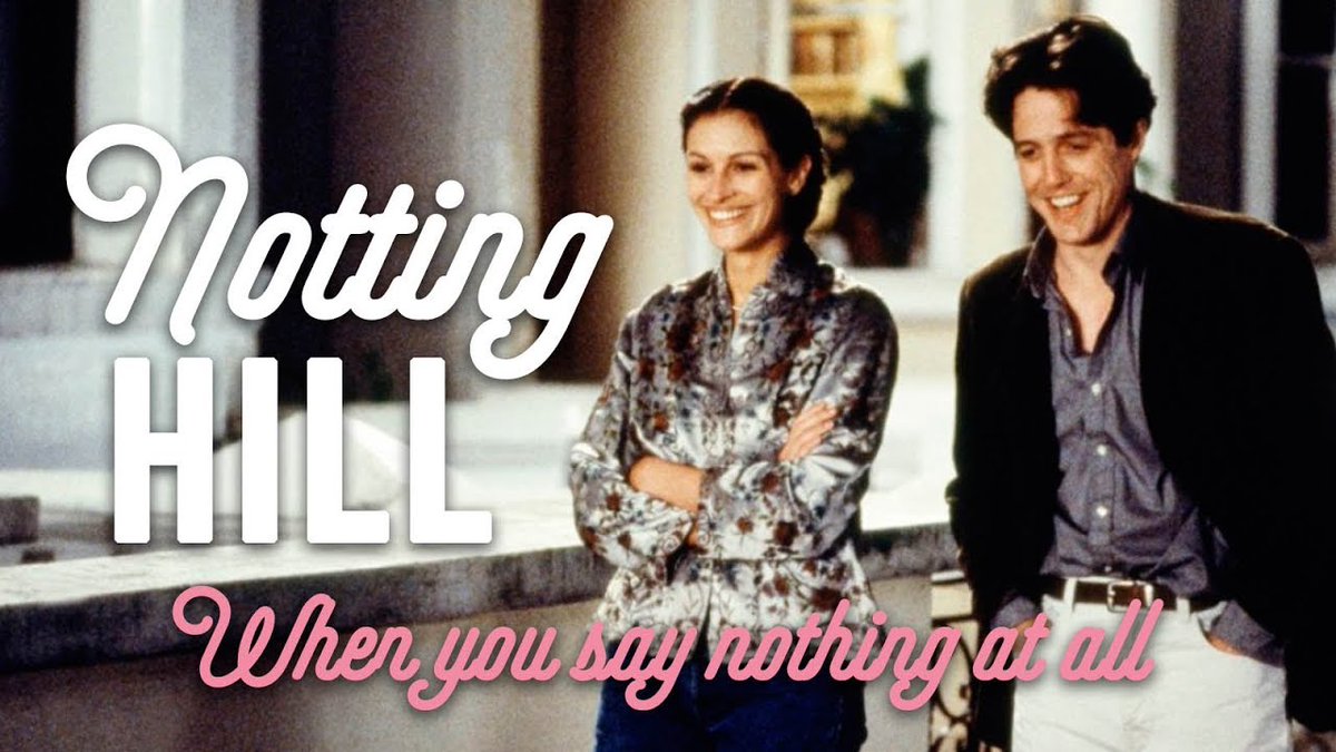 FedeNR06's tweet image. Amo questo film e questa canzone da 21anni ❣️ #nottinghill #whenyousaynothingatall #juliaroberts #hughgrant #ronankeating