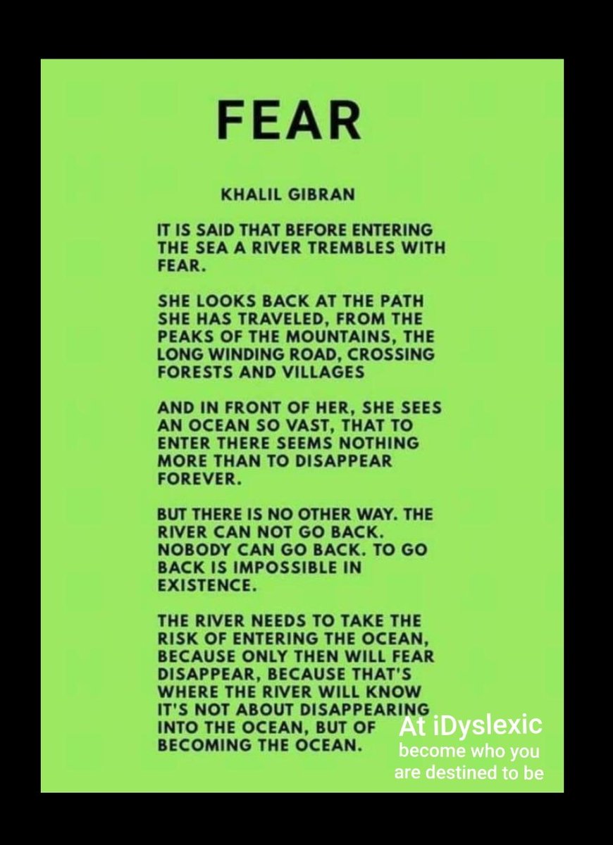 iDyslexicapp's tweet photo. Your little Sunday reminder for the week ahead.
We all face difficult days and fears, anxiety, stress can stop us.
Have a great week and try be positive.
#idyslexicapp #iHELP #sundayreminder #SundayMotivation #markculleton https://t.co/FjFfSA1Nym