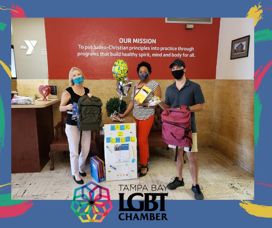 Trulieve's tweet photo. We're proud that we could help @TBLGBTChamber donate over 450 backpacks to the Tampa Bay Area! 🎒 ✏️ 🍎 
We 💚  helping our communities! 🌿  #BeTruToYou https://t.co/ihzOzo8LNT
