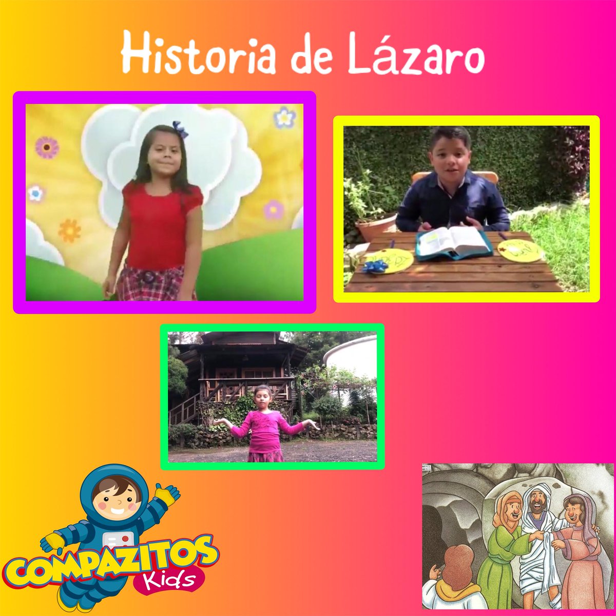 COMPAZITOSkids's tweet photo. Y habiendo dicho esto, clamó a gran voz: !!Lázaro, ven fuera!
• Juan 11:43 📖💕
#HistoriaDeLazaro
#CompazitosKids 
@pastorvladimir.sv 
@pastoracompaz https://t.co/98py5Y4rkM