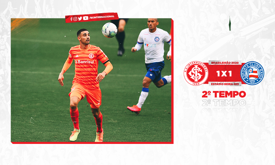 SCInternacional's tweet image. (INTxBAH) ⏰ 0'/2T: RECOMEÇA O JOGO! Pra cima deles, Colorado!!! 💪 #VamoInter 🇦🇹