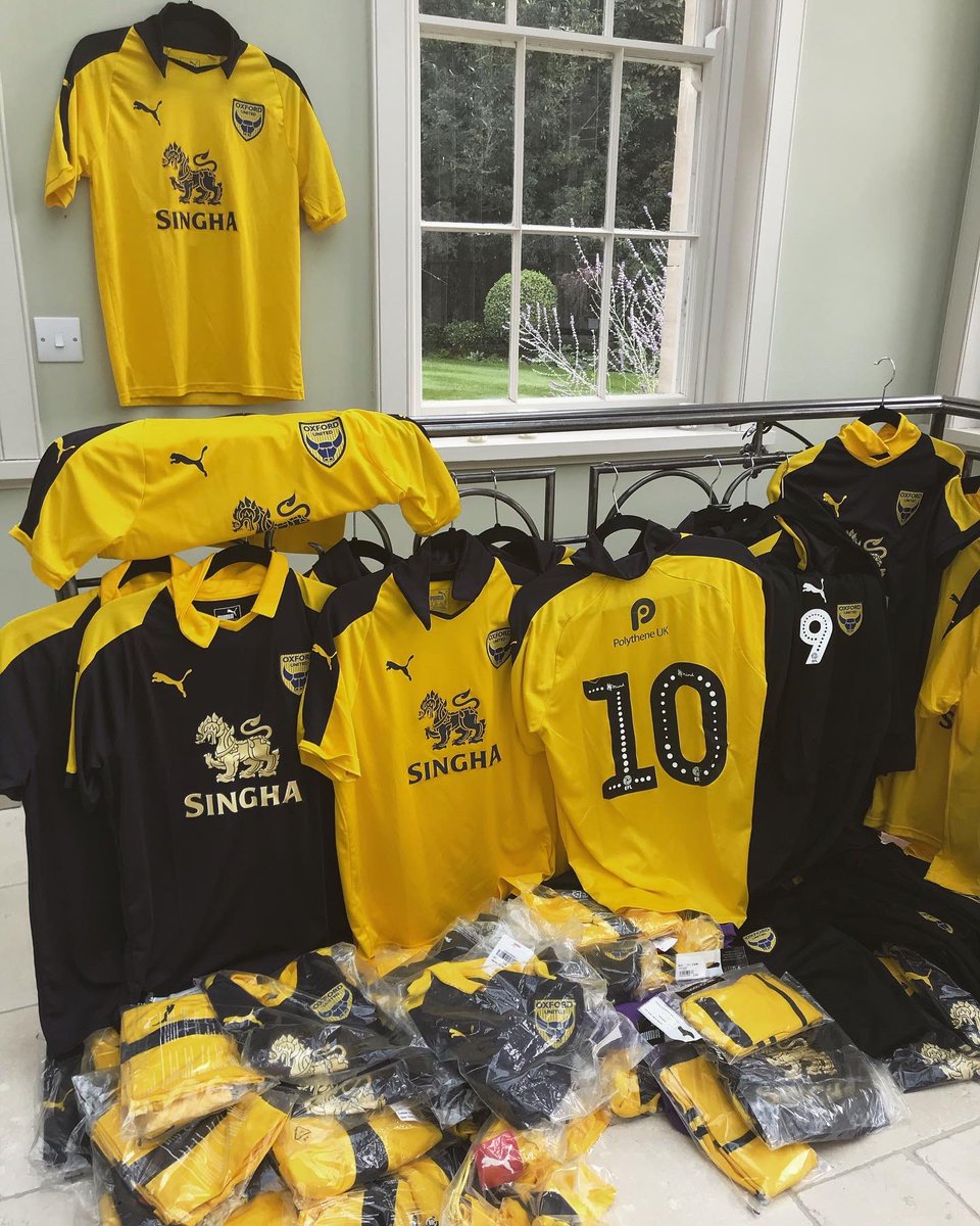 ⠀
🟡⚪️ Appreciate the continued support <a href="/OUFCOfficial/">Oxford United</a> 

⚽️ Good luck in League 1 this season 
⠀⠀
🇰🇪 Looking forward to delivering this kit to Kenya in our next shipment 📦 
⠀⠀
📸 Photos to follow⠀⠀

<a href="/BBCOxford/">BBC Oxfordshire</a> 
#kit4kenya #footballcharity #kitforkenya #oxfordunited