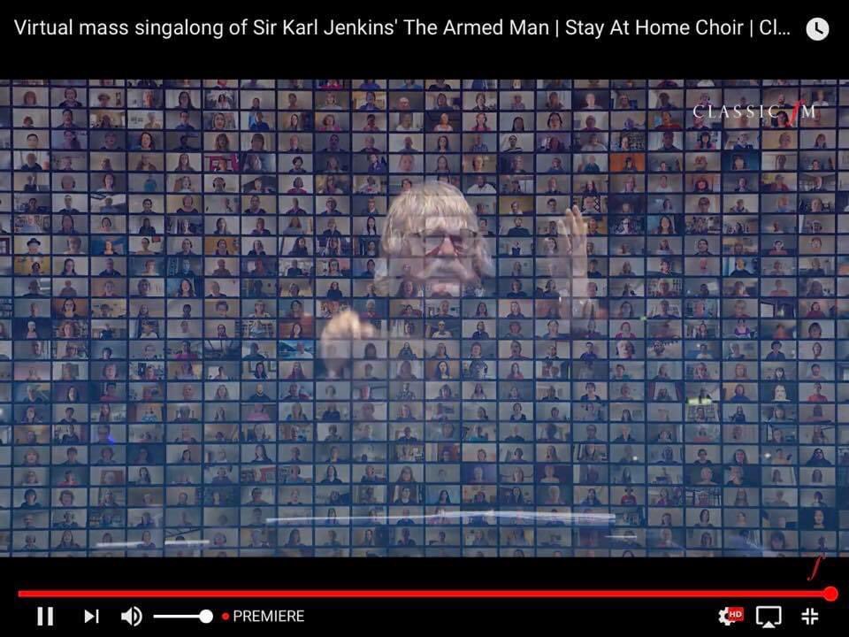 TalentMaddie's tweet photo. Loved being part of the #globalarmedman project premiered on @ClassicFM tonight @stayathomechoir https://t.co/gujUKBrhyL