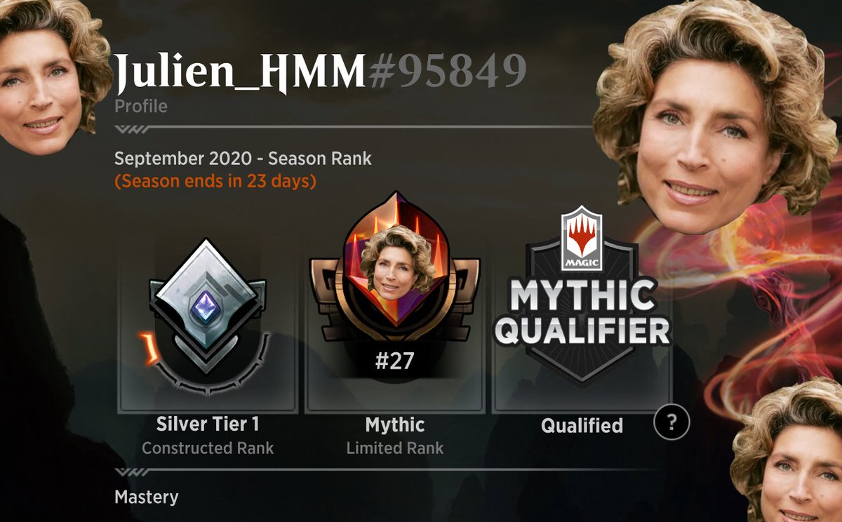 TeamMarieMarie1's tweet photo. Une fois de plus Mythic Marie. Bravo à Marie ! #MarieTheGathering #MTGArena #MTG #Limited https://t.co/NKlyS5J1sV