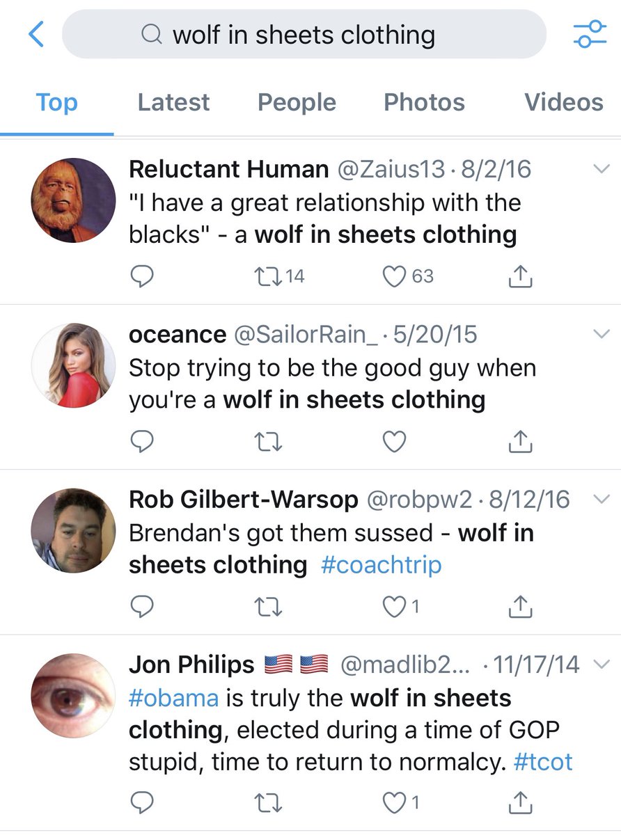 A wolf in sheets clothing