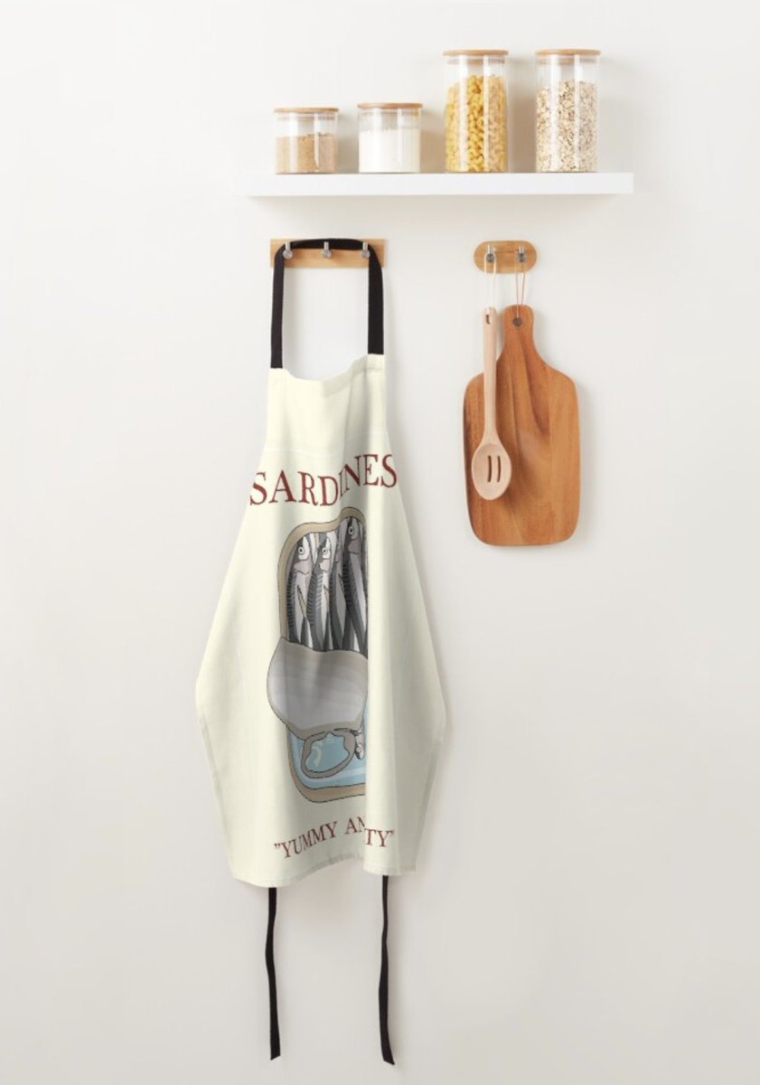msahlholdt's tweet photo. how about a cute apron with sardines? buy here on redbubble 🤠 https://t.co/K2rSemVGrB
#sardines #fish #cooking #food #foodillustration #illustration #graphicdesign #sardine #redbubble #society6 https://t.co/zq21kx54vf