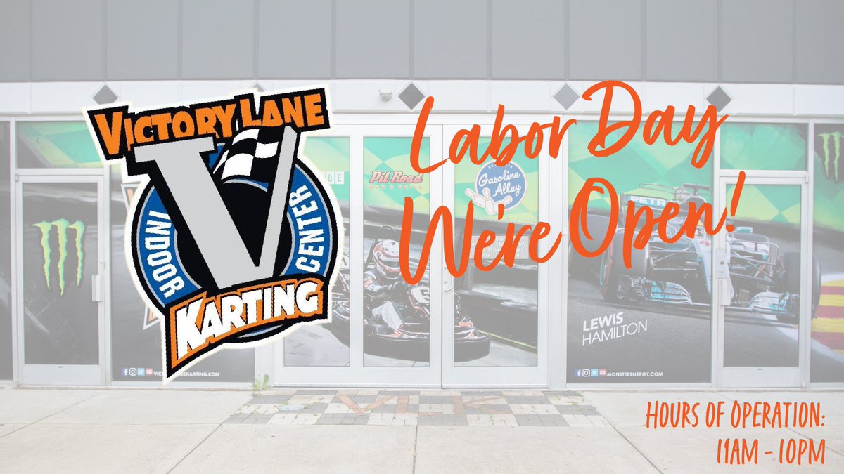 We are open tomorrow! Come by and race with us between the hours of 11am - 10pm! 

#charlottenc #laborday #exploreclt #whattodo #gokarting #fun