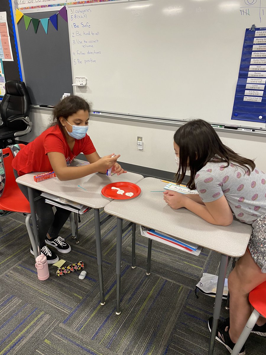 MrsNelsonCVSD's tweet photo. So lucky to have had an amazing first week with 17 incredible fifth graders! We connected how squeezed out toothpaste is like mean words said in angry. @SPHBulldogs https://t.co/JARE08qWYC