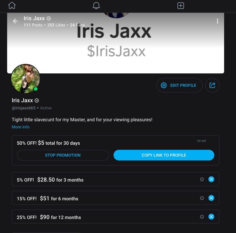 TW Pornstars - 1 pic. Iris Jaxx. Twitter. Go sub to my OF for daily