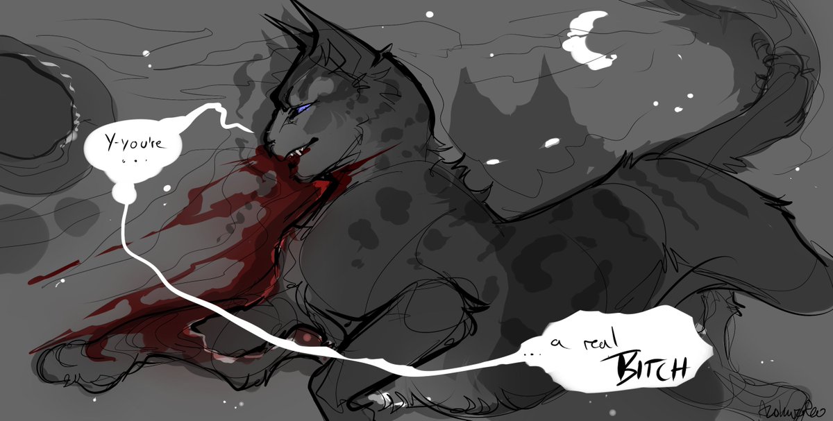 AwkwardosThe3rd's tweet photo. Thought I'd draw Ashfur today for fun https://t.co/McZpalgwKN