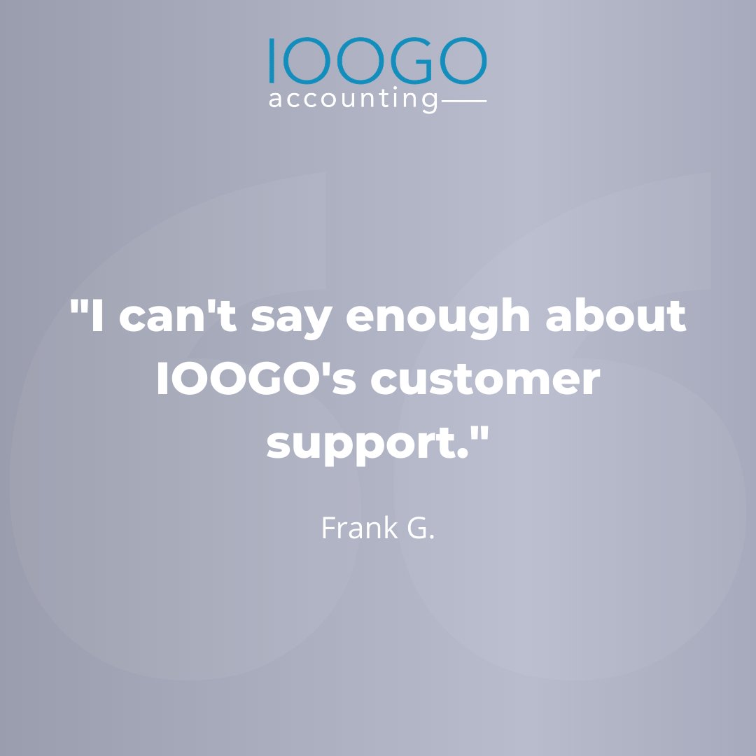 IOOGOinc's tweet image. 👏 "If I had a question, they would respond almost immediately. Thank you, thank you, thank you, IOOGO."
⭐ Thank you so much for your feedback, Frank!
#HappyCustomers #MPOSolutions #TaxFiling #AccountingBooks #IoogoTax