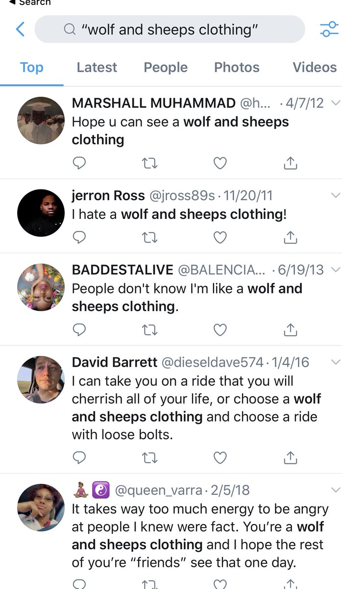 A wolf and sheep’s clothing