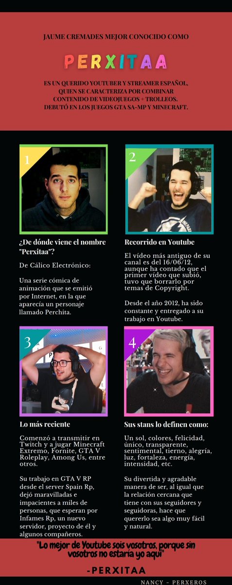 alltoobe's tweet photo. Hoy es el último día de la #PerxitaaWeek y como es temática libre, quise hacer una infografía con datos de Perxas para quien desee conocerlo mejor, el espacio no me dio para poner mucho, pero espero que sea útil para alguien 🥰
Finalicé con palabras de algunas de ustedes 🤍 https://t.co/d0HGExEZ9u