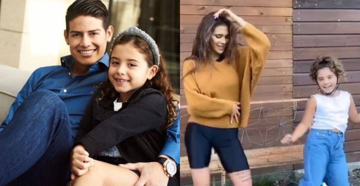 elpalpitar's tweet photo. #EntretenimientoEP 
Greeicy Rendón no solo es reconocido por su armoniosa voz, también destaca con su talento para bailar. Pero esta vez se encontró con la hija de James Rodríguez y, en medio de una pequeña clase de baile, la pequeña salió ganándole a la maestra. https://t.co/O2Lc2OVXBH