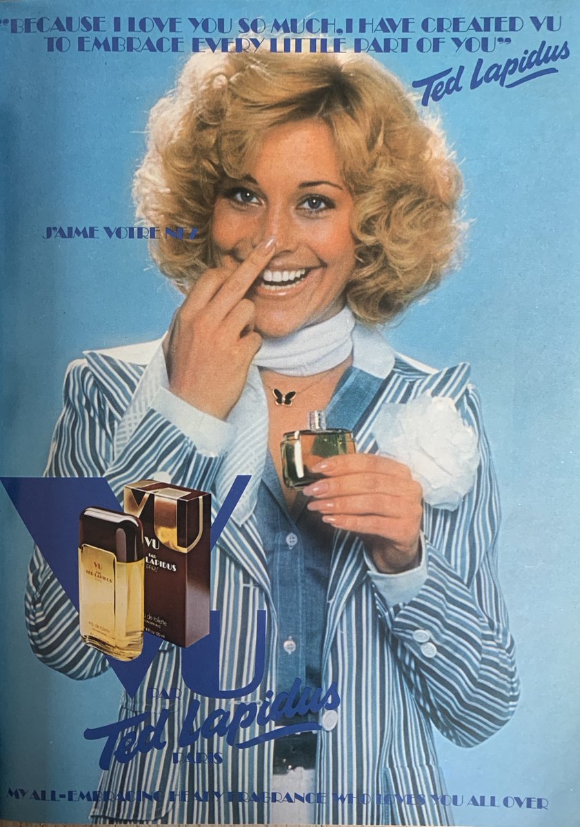 70s_fashion's tweet photo. Because I love you 😘 #1970s #perfume #tedlapidus #fashion https://t.co/osrmjSMGwI