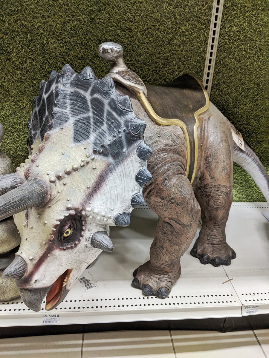 Argenplath's tweet photo. Excellent bday adventures in Leduc! Grabbed Portuguese tarts from Prestigio bakery (thanks for the 2 extras @atbfinancial + @lindork!) and perlite (it's so hard to find) for the propagation station at Canadian Tire (the dino lawn decor is hilarious)! #atbgoodnessgrows https://t.co/LdCvtiYB3k