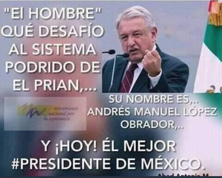 MiguelPatlan13's tweet photo. @SOLECITORMZ #GuanajuatoConAmlo
#AMLOLujoDePresidentelos los ciudadanos Guanajuatences estamos muy orgullosos de nuestro presidente constitucional Lic Andres Manuel Lopez obrador. #YoContribuiConAMLO https://t.co/jaxrcizdtO