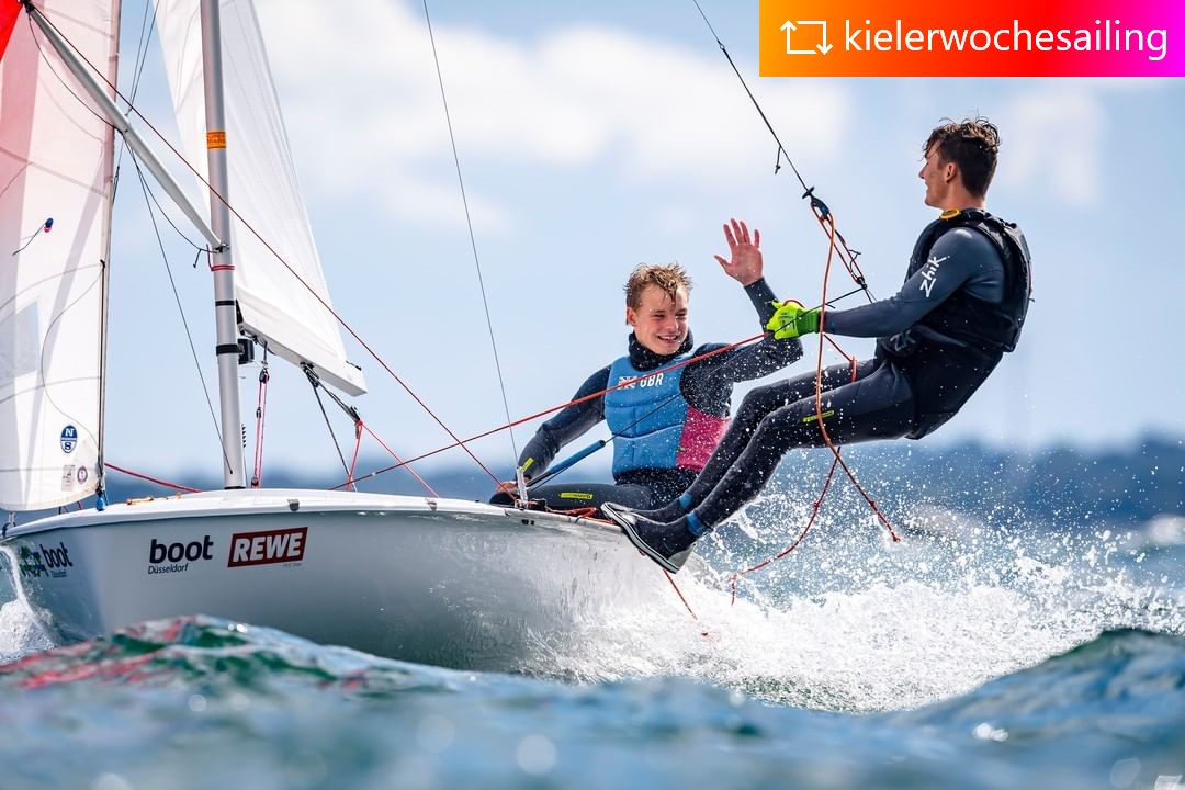 krausssuemmchen's tweet photo. Day 2 at Kieler Woche, we had a good day and fun on the water  @KiWoOnline #int420class #kielerwoche2020 #420class @cycjugendteam https://t.co/60DJAq7SPL