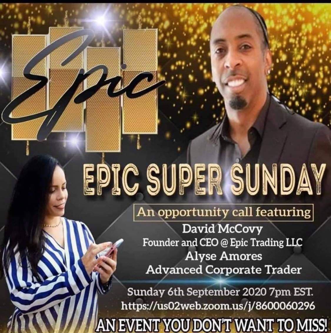 sashaluv33's tweet photo. Join us tonight on zoom 7pm est (Las Vegas 4pm)
#Epic
#Epictrading
#EpicPartner
#epictrader
#epicuniversity https://t.co/Lavmj2EjDi