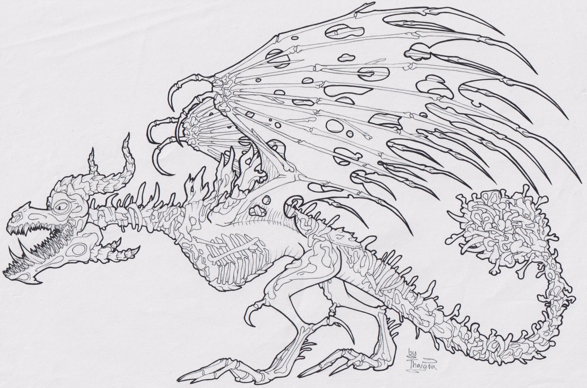 ThaigraForRealz's tweet photo. Step by step progress to the end!
#boneknapper #dragon #howtotrainyourdragon #drawing https://t.co/t4uDw2z6FI
