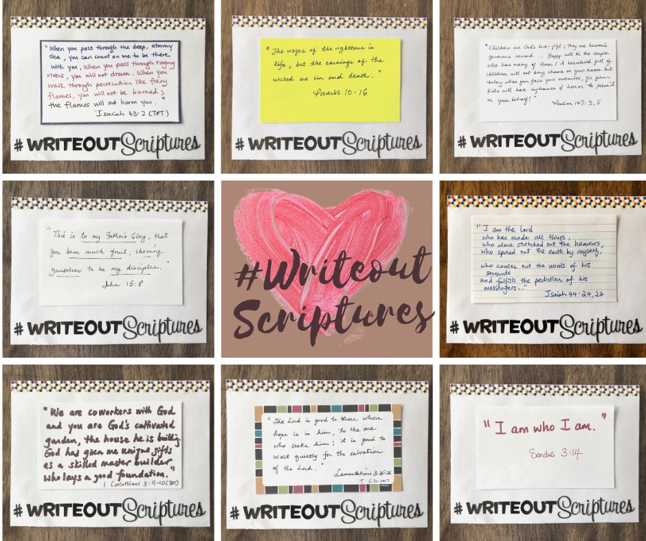 AngelaOltmanns's tweet photo. #WriteoutScriptures 🖋✏️📓📚
Blessings to you! 😊
Podcast 🎚🎧:
https://t.co/Gi4zpvdyEP
https://t.co/VCloo4y624
#bible #bibleverse
#bibleverses #biblejournaling
#bibleinspiration #christiangrowth
#Christianliving #wordofprayer15
#biblejournalingcommunity https://t.co/eio4VYCXG1