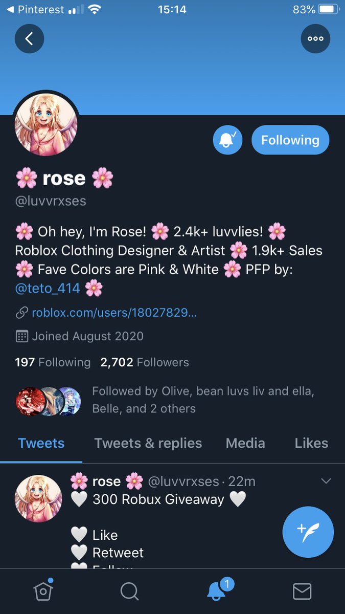 ACasualGayEmo's tweet photo. @NessaRBLX_ @luvvrxses Done lol https://t.co/fMVOIV8H00