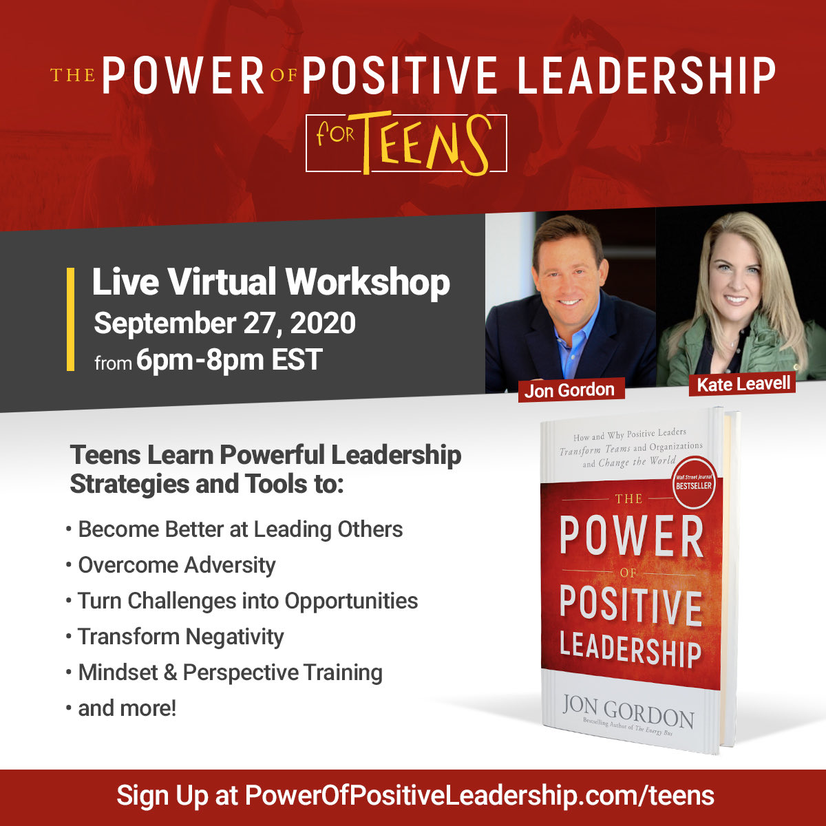 kateleavell's tweet photo. Know some teens who could use some help leading themselves and others more positively? Registration is open for this teen event! Would appreciate help sharing this to reach more teens so they don’t miss this opportunity! :) https://t.co/MTSP76oQP1