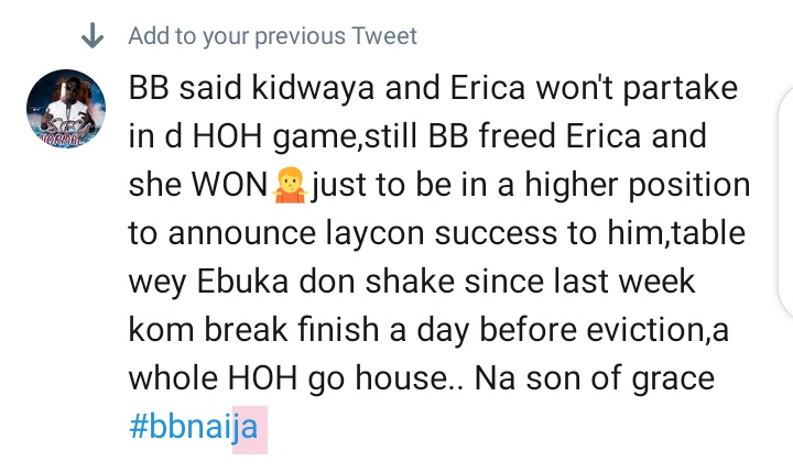 SeyNormal's tweet photo. A good exam of God telling @itsLaycon  dat mafhoor I dey ur back.....Son of grace #BBNaijaLockdown #BBNaija #itslaycon #LayconNeedsYou https://t.co/cG7DkE3wdx