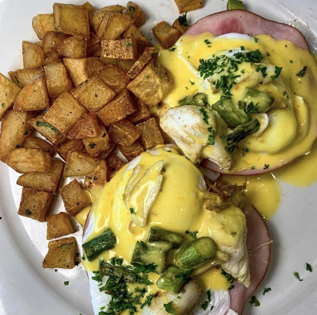 Crab/ Chesapeake Benedict-  from Le Bistro Du Village but you can get this dish at tons of other places)1609 Sulgrave Ave, Baltimore, MD 21209