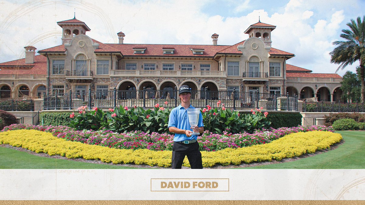 AJGAGolf's tweet image. David Ford (-5) is the 14th #JrPLAYERS Champion.