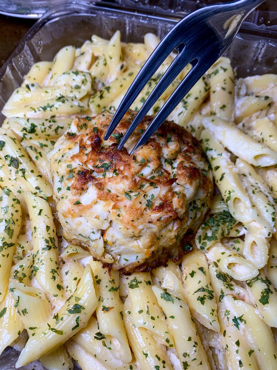 Crab Cake Alfredo- Soul n Krab House 5820 Johnnycake Rd, Baltimore, MD 21207