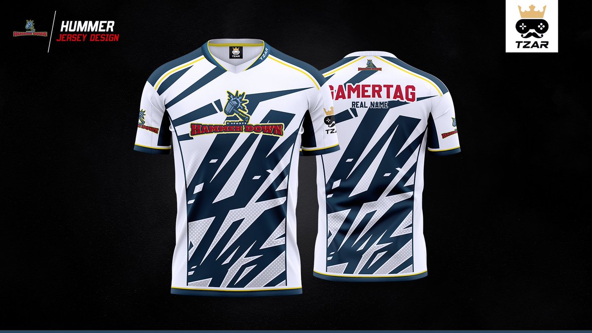Please join us in welcoming <a href="/__Hammer_Down__/">Hammer Down Esports</a> to the Tzar family. Introducing their official 2020 Pro Jersey. Use code "HammerDown" for 10% off! #RuleTheCompetition

Get It Now: tzarapparel.com/products/hamme…