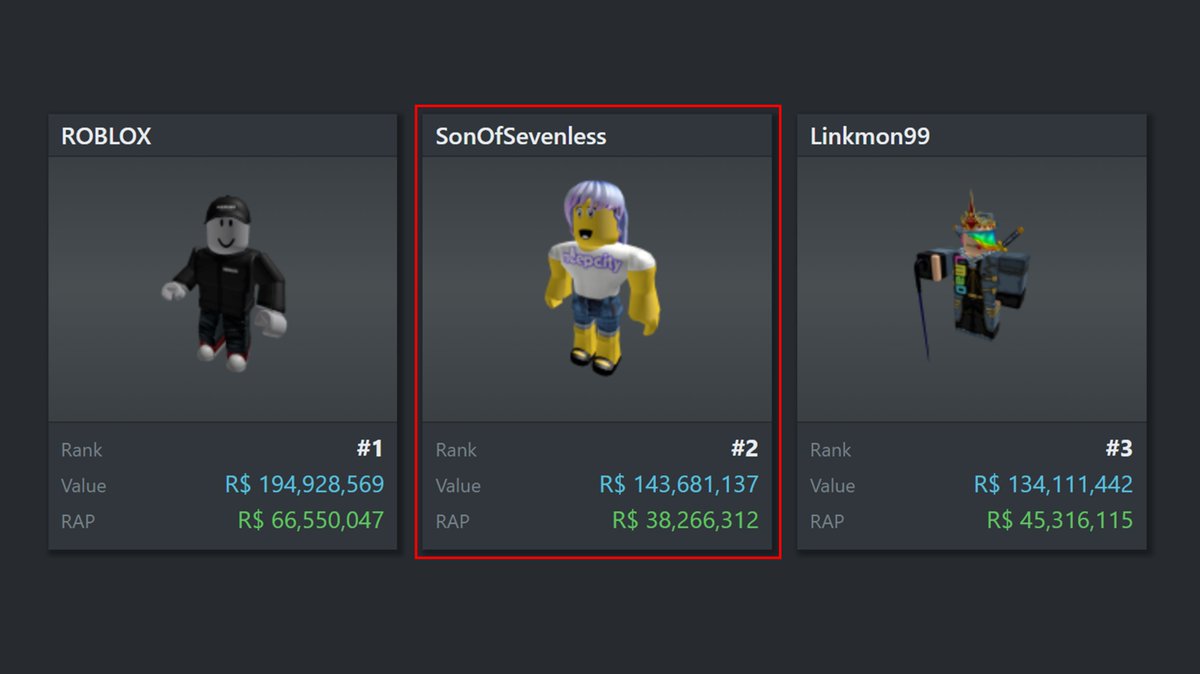 Bloxy News On Twitter Update The Sonofsevenless Account Has Been Unbanned - roblox linkmon