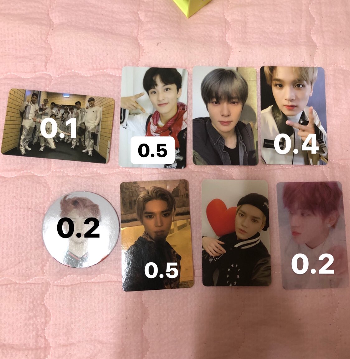 zdk_d3's tweet photo. 엔시티 포카 팔아요 가격 안적은건 제시해서 디엠 주세요! 일괄 우대 여러장 우대

엔시티 nct127 엔시티드림 태일 쟈니 태용 유타 도영 재현 정우 마크 해찬 웰컴키트 네오존 펀치 영웅 시그 2020 시그 써클 https://t.co/cBDGdcIRJk