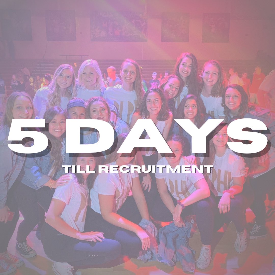 SimpsonPanhel's tweet photo. Recruitment is now only 5 days away! If you’d like to sign up, click the link in our bio! We hope to see you this weekend! 🤗 https://t.co/q8ouhfoodk