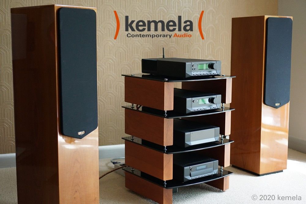 KemelaAudio's tweet photo. Shown here finished in Cherry and topped with black glass, The Milan Compact from #customdesignuk is ideal for Half to Three-Quarter width components, like Cyrus Audio, NAD and some Quad Electronics. Visit our new website for more info: https://t.co/iQ7g92Dwu0. https://t.co/5VexvME2P9